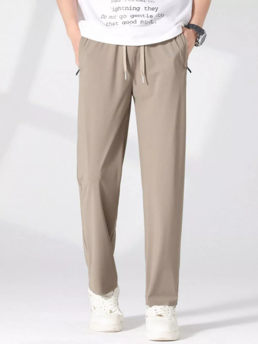 Men's Plus Size Quick-dry Casual Pants in Khaki