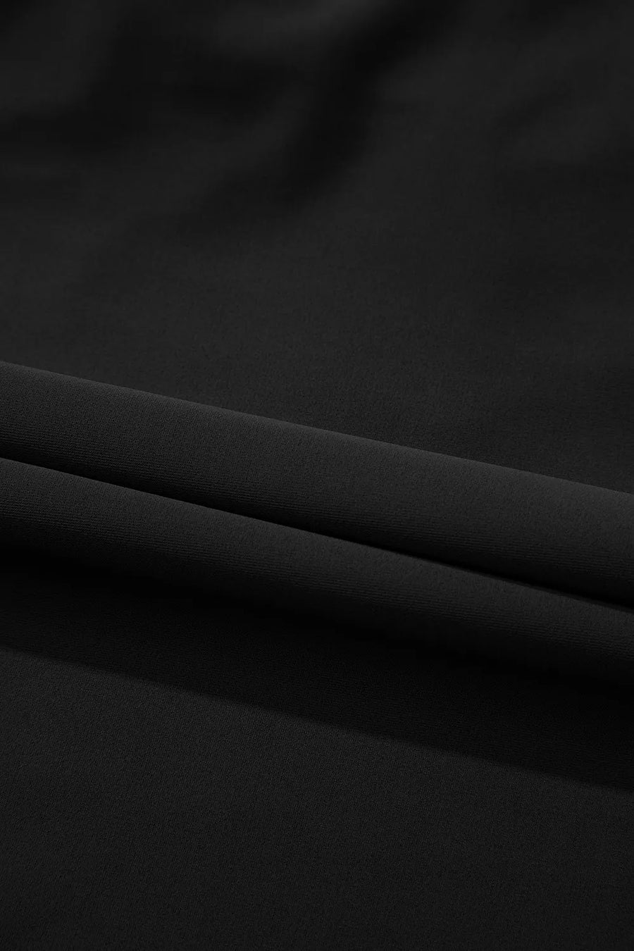 black one-piece swimsuit