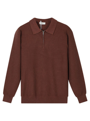 95%polyester,5%spandex Care instructions: Machine wash cold pullover sweater in Brown with regular silhouette