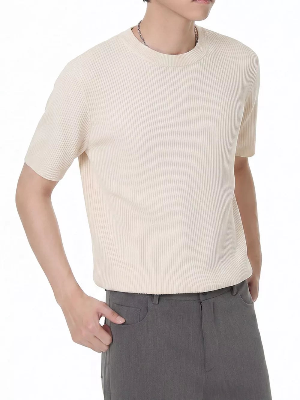 47 t-shirt in Apricot with regular silhouette