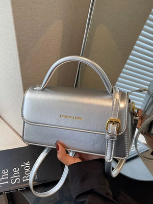 Top Handle Flap Mini Crossbody Bag option 5
