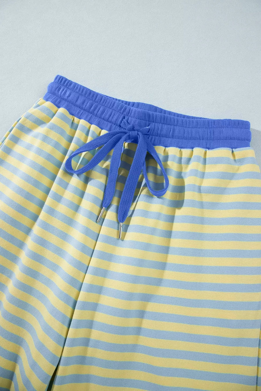 pajama set featuring striped in Sage with 95% cotton, 5% polyester Care instructions: Machine wash cold texture