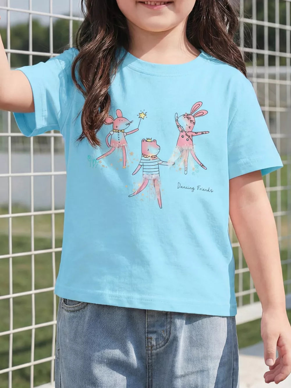 Children's Dancing Friends Graphic T-shirt