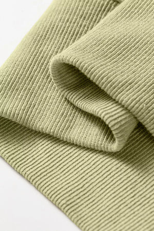Camouflage Waffle Knit Oversized Sweatshirt, view 16