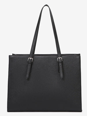 Black with tote with structured 10