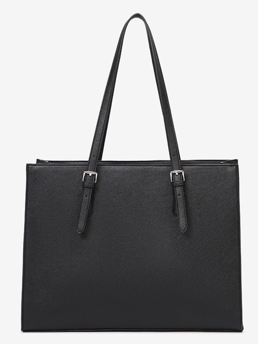 Black with tote with structured 10