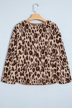 jacket featuring leopard-print in Leopard with Shell:100% polyesterm Lining:100% polyester Care instructions: Machine wash