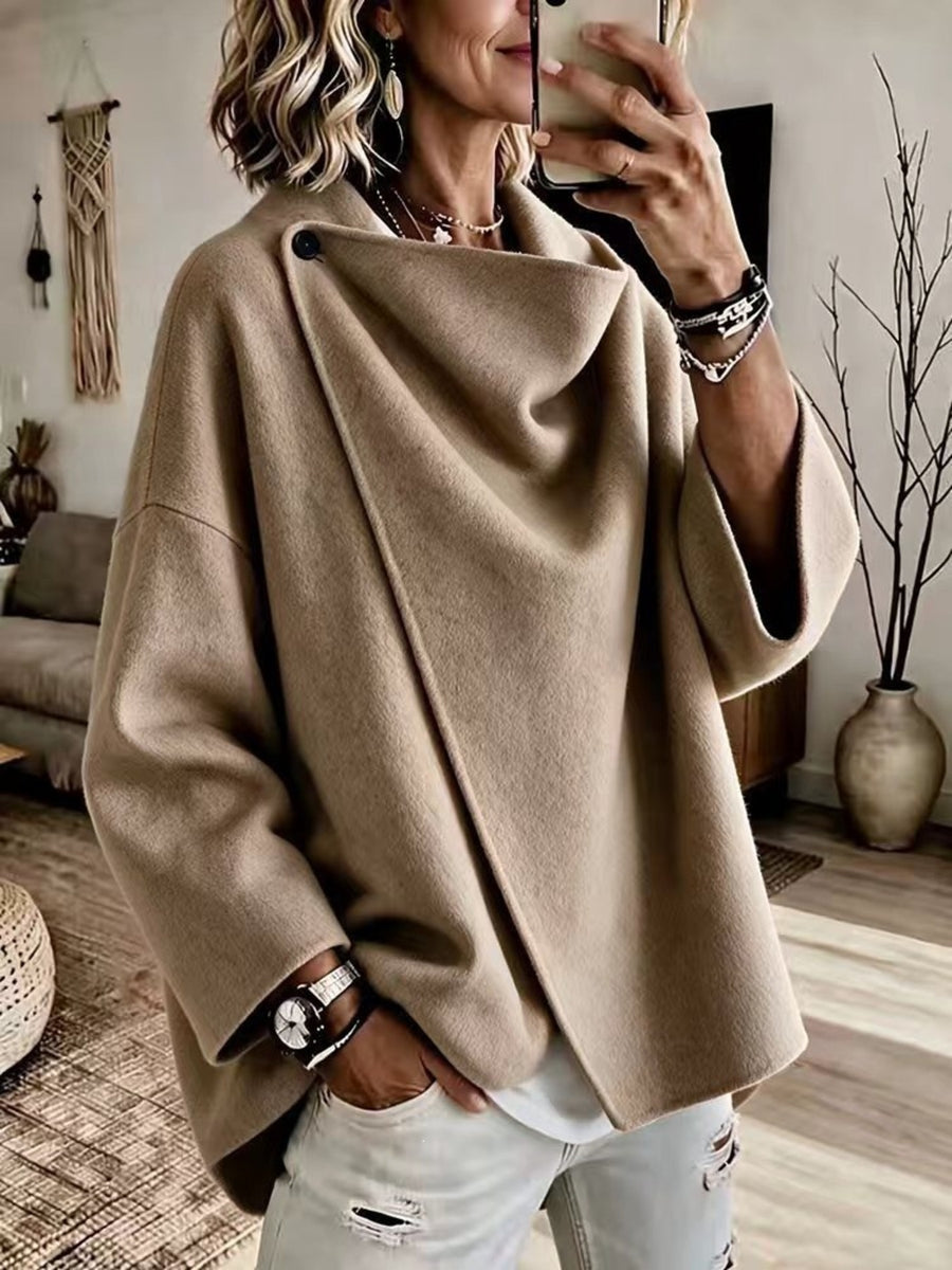 Burgundy cape