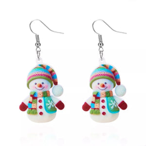 green earrings with dangle and fishhook