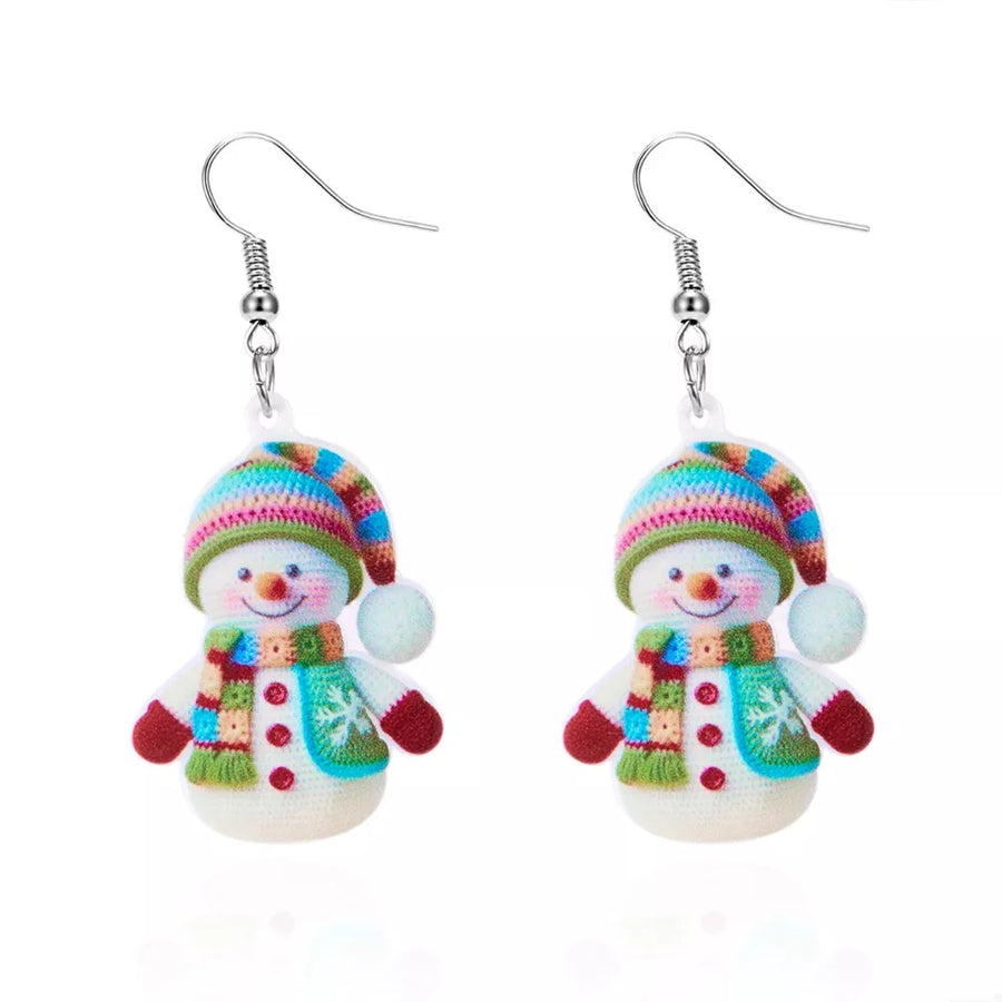 green earrings with dangle and fishhook