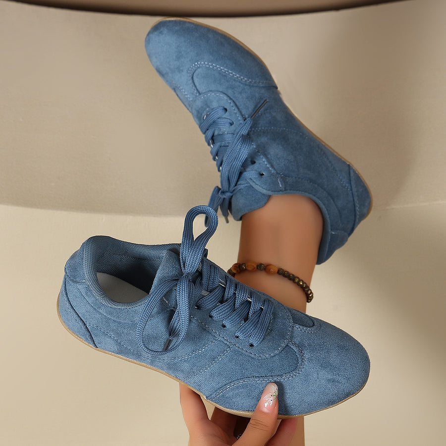 Polyester,Rubber Imported Size &amp sneakers in light blue with athletic silhouette