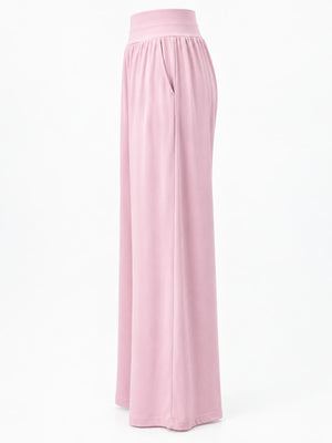 wide-leg pants in Light Pink