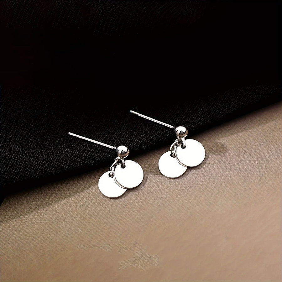 Silver earrings
