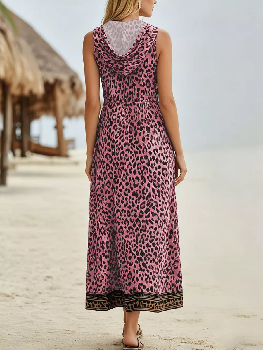 100% polyester Care instructions: Machine wash cold maxi dress in Blue with flared silhouette