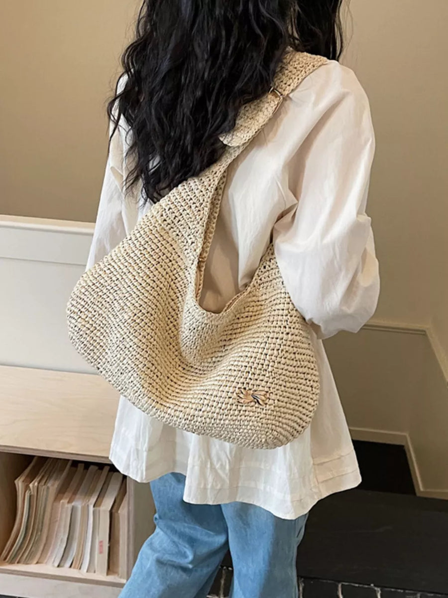 Woven Casual Beach Shoulder Bag option 6
