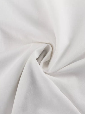 White linen fabric with subtle vertical texture
