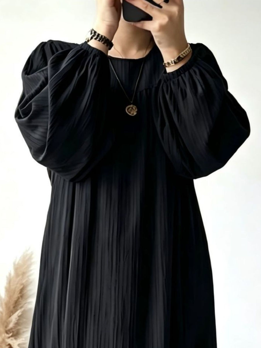 maxi dress in Blue with ruffled and maxi