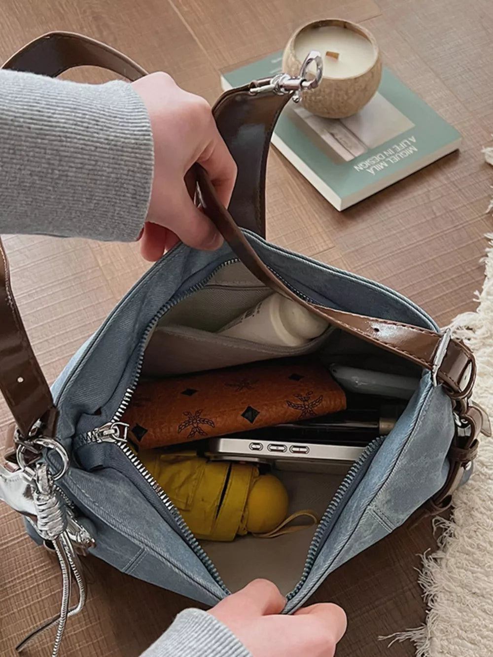 Light Blue crossbody bag