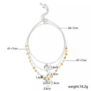 3-piece Bohemian Layered Alloy Necklace option 6
