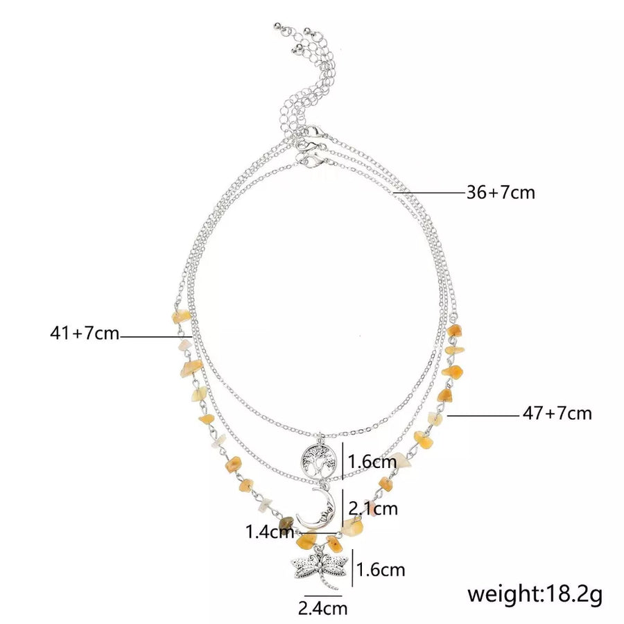 3-piece Bohemian Layered Alloy Necklace option 6