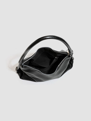 black with shoulder bag with decorative charm 7