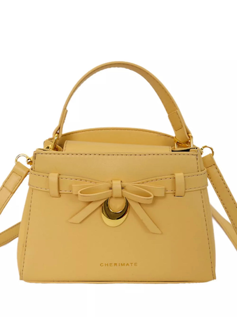 Bow Pu Leather Crossbody Bag option 5