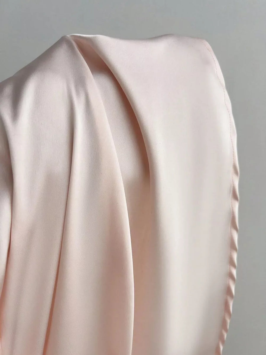 Satin Backless Halter Neck Mini Dress option 6