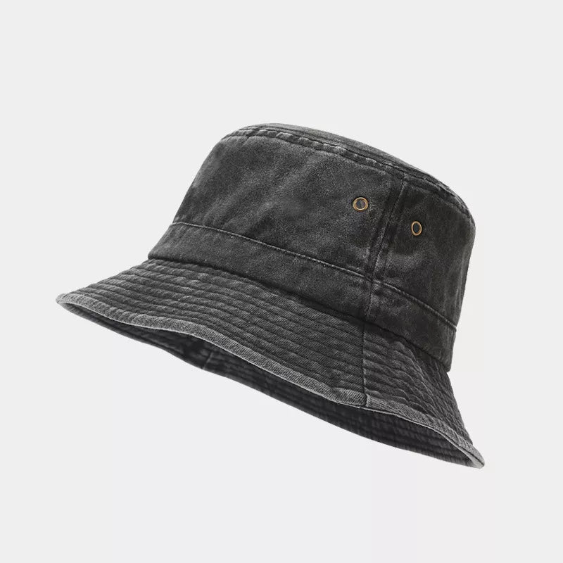 cotton Imported Size &amp hat in Black with relaxed silhouette