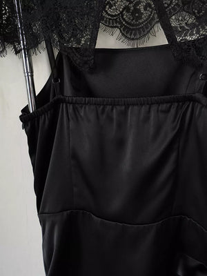 black mini dress