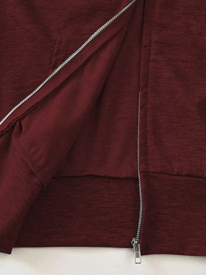 Zip Up Long Sleeve Hoodie option 4