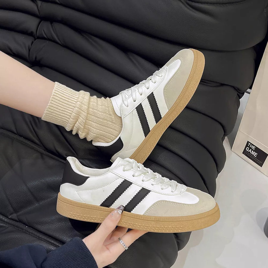 Round Toe Lace Up Sneakers option 8