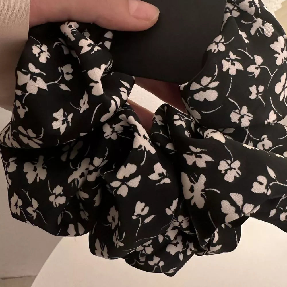 polyester Imported Size &amp hair scrunchie set in brown with relaxed silhouette