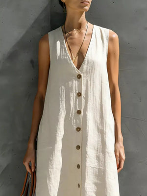100% polyester Care instructions: Machine wash cold maxi dress in Ivory White with straight silhouette