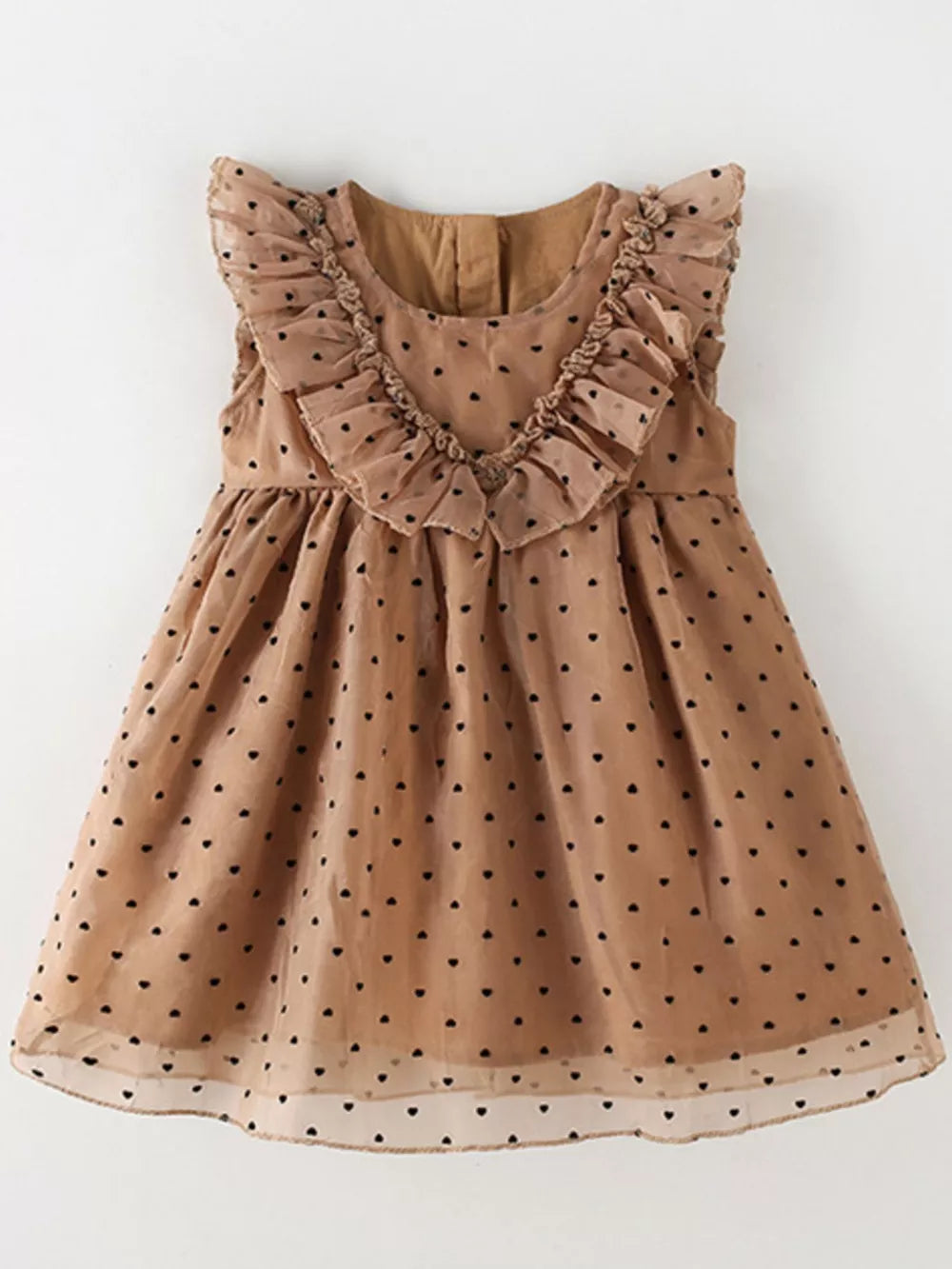 Children's Polka Dot Ruffle Dress in this colorway