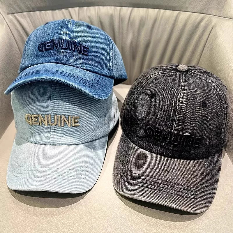 Light Blue Classic Embroidered Baseball Cap