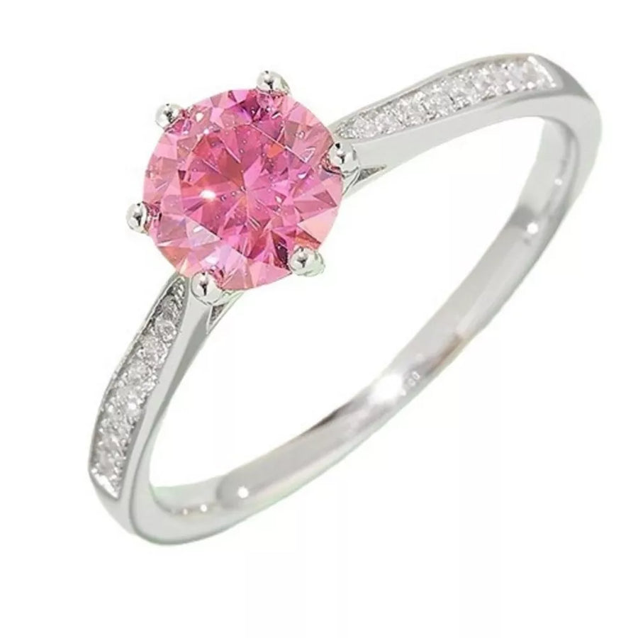 glam ring in silver with N/A