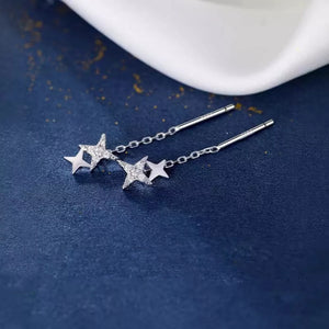 925 sterling silver Care instructions: Avoid wearing during exercise, as sweat w earrings in silver with not applicable