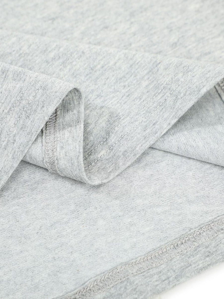 t-shirt in heather gray with graphic and breathable