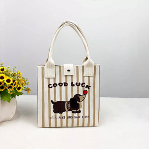 Style E Cartoon Portable Medium Tote Bag