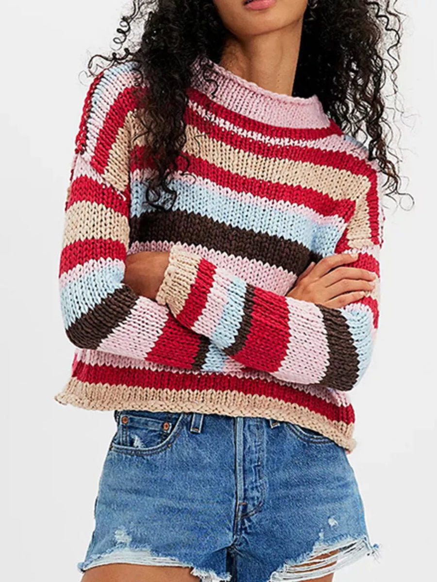 Blue pullover sweater