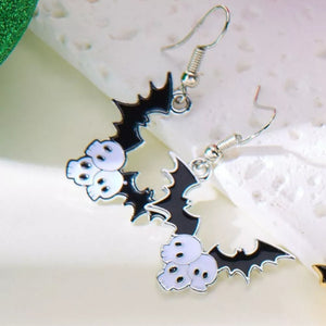 white ACCESSORIES featuring drop design and bat and skull motif