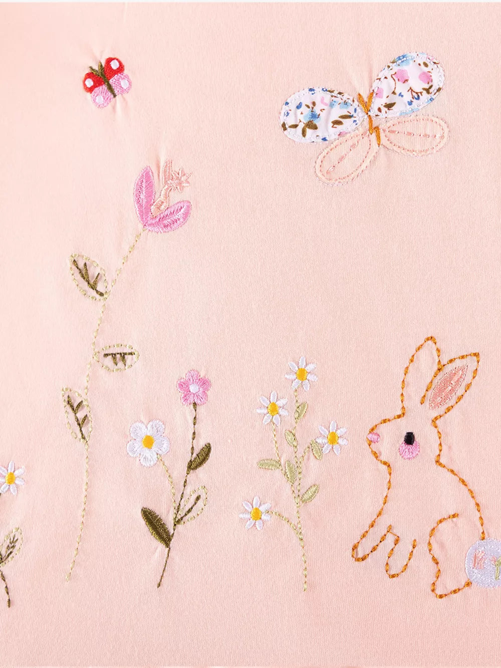 light pink outfit set with hip-length and pullover