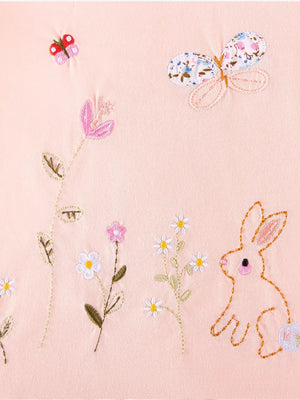 light pink outfit set with hip-length and pullover