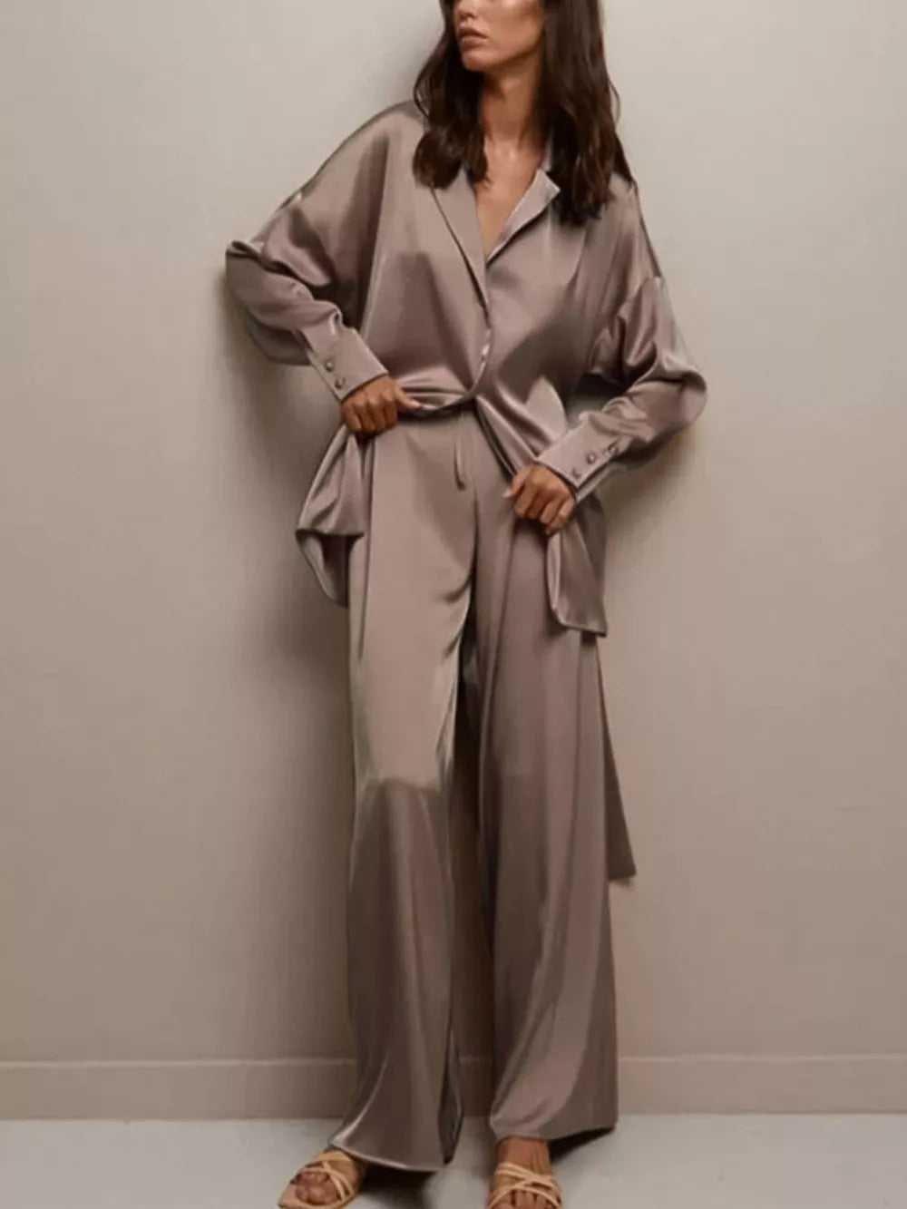 sky blue pajama set
