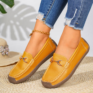PU Leather,Rubber Imported Size &amp loafers in navy blue with loafer silhouette