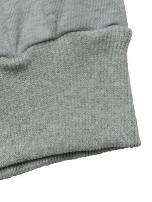 light grey relaxed sweatshirt with collared