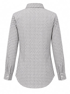 button-down shirt in Grey