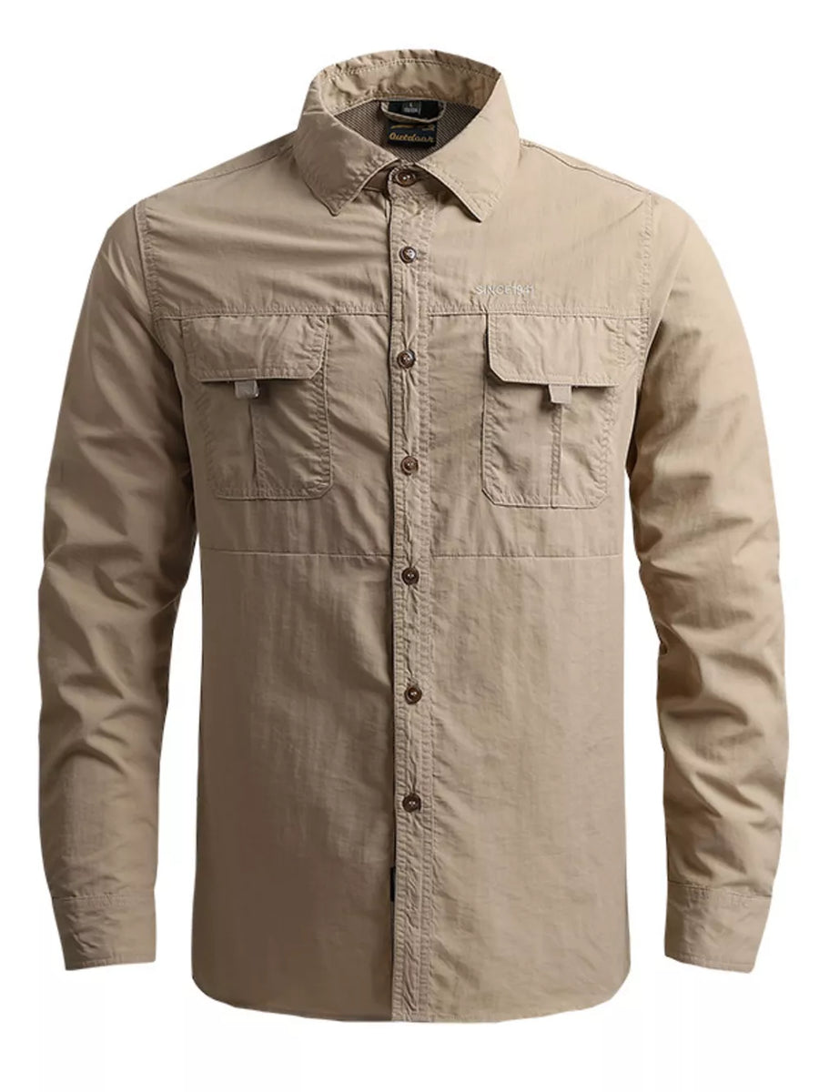 95%cotton, 5%spandex Care instructions: Machine wash cold button-down shirt in Army Green with regular silhouette