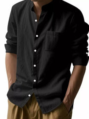 95%cotton, 5%spandex Care instructions: Machine wash cold button-up shirt in Dark Gray with regular silhouette