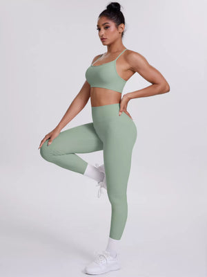 80% nylon, 20% spandex Care instructions: Machine wash cold sports bra in Dark Gray with fitted silhouette
